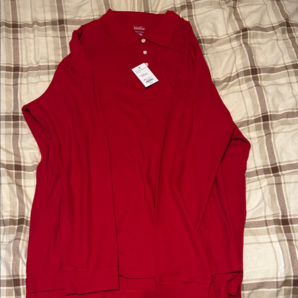 Croft & Barrow Red Dress Shirt
